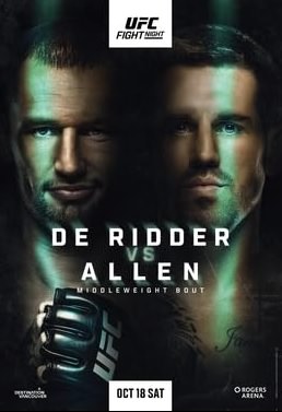 دانلود UFC Fight Night: de Ridder vs. Allen